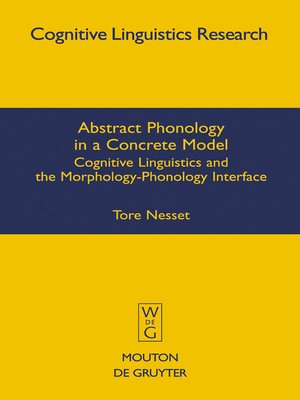 cover image of Abstract Phonology in a Concrete Model